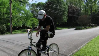 Old school Bmx flatland freestyle session Haro Lineage Master  4/23/24   #bmx #harobmx