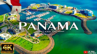 FLYING OVER PANAMA (4K UHD) - Relaxing Music Along With Beautiful Nature Videos - 4K Video HD