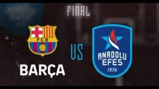 EuroLeague Final Four Final: Anadolu Efes - Barcelona / Geniş Özet