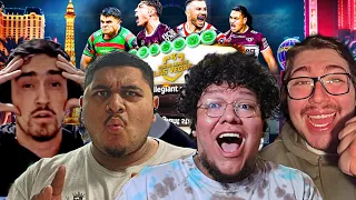 Americans React To NRL promo video for Las Vegas matches | Russell Crowe