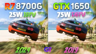 Ryzen 7 8700G vs GTX 1650 - Gaming Benchmarks | Test in 12 Games |