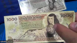 BILLETE DE SORJUANA DE 1000 PESOS 1985