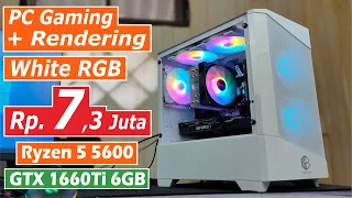 Rakit PC Gaming Editing Tampil RGB di 7 Jutaan With Ryzen 5 5600 & GTX 1660Ti 6GB