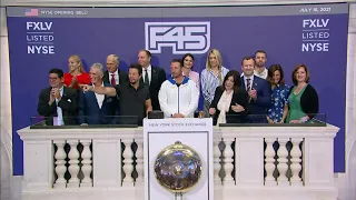F45 Training Holdings Inc. (NYSE: FXLV) Rings The Opening Bell®
