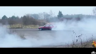 Des drifts avec une BMW e30 V8