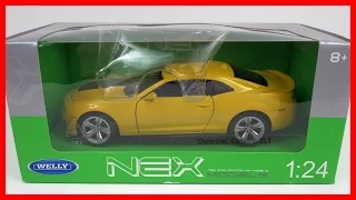 Toy Cars for kids Model Car Chevrolet Camaro ZL1! Scale model car Welly 1/24 Diecast Unboxing.