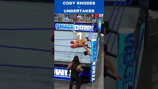 Cody Rhodes vs Undertaker #shorts #wwe #undertaker
