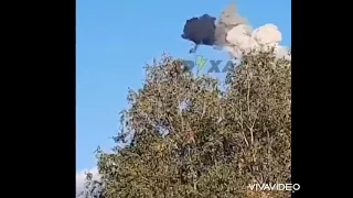 Footage of the downing of an Iranian UAV over the Dnipropetrovsk region.