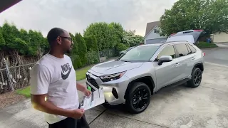 My New 2022 Toyota RAV4 HYBRID SE No more Tacoma?