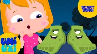 Umi Uzi | Funny Spooky Feet | Feet Song | Halloween Rhymes For Children