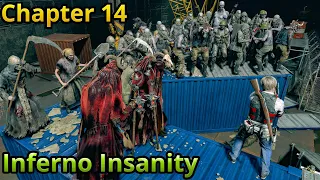 Resident Evil 4 Remake Inferno Insanity Difficulty Challenge Chapter 14