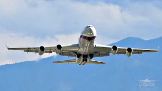 Ил-96-300 оглушительный взлет из Сочи