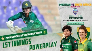 1st Innings Powerplay | Pakistan Women vs South Africa Women | 2nd ODI 2023 | PCB | M3D2L