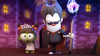 Funny Animated Cartoon | Spookiz Cula the Scary Wizard in the School Play | Cartoon For Children