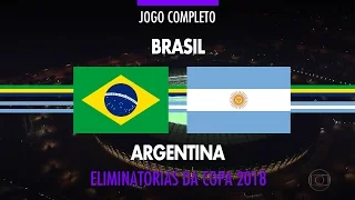 Full Match - Brazil vs Argentina - 2018 Fifa World Cup Qualifiers - 11/10/2016