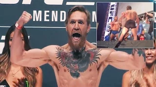 UFC 189: McGregor vs Mendes weigh-in video FULL REVIEW