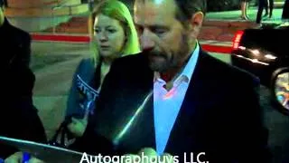 BRYAN CRANSTON OF BREAKING BAD AND SEINFELD SIGNING AUTOGRAPHS AFTER A EVENT IN LOS ANGELES, CA