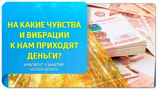 На какие чувства и вибрации к нам приходят деньги? Фрагмент 1 занятия курса "Сезон денег"