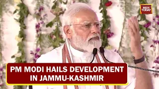 Be It Democracy Or Development, Jammu-Kashmir Is Setting A New Example, Says Prime Minister Modi