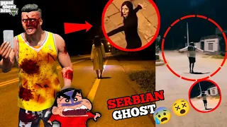 Shinchan & Franklin Found SERBIAN LADY GHOST | JSS GAMER