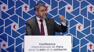 Intervention d'Haïm Korsia, Grand Rabbin de France, à la Conférence internationale de Paris