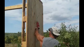 ДАЧА 9/COUNTRY LIFE 9 - Строим домик из поддонов/паллет, красим помидоры/Building cabin of pallets