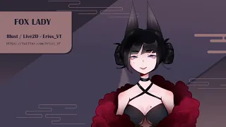 【Vtuber】【Live2D showcase】Fox Lady (Giveaway model)