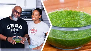 How To Make Trini Green Seasoning | Foodie Nation x Dev