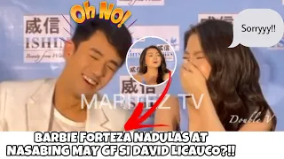 BARBIE FORTEZA NIREVEAL ANG GIRLFRIEND NI DAVID LICAUCO 🫣