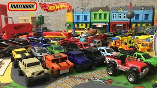 Hot Wheels vs Matchbox city cars.Kids toys.