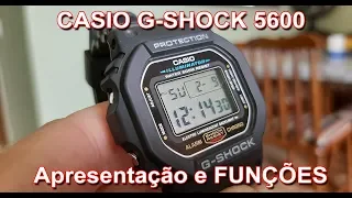 Casio G-Shock modelo DW-5600 - apresentação e funções