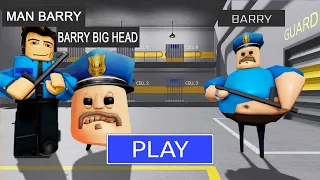 BIG HEAD BARRY in VERY SCARRY BARRY'S PRISON RUN! ★ New Obby (#Roblox)