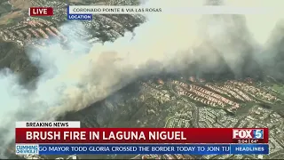 Brush Fire In Laguna Niguel