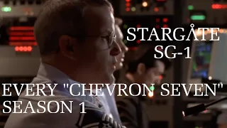 Stargate SG-1 - Every Single "Chevron Seven..." - Season 1