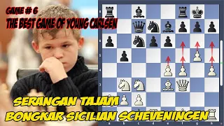 Magnus Carlsen : Umur 12 Th, Bongkar Sicillia Scheveningen