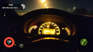 C32 Amg top speed