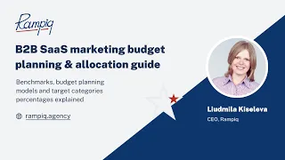 B2B SaaS marketing budget planning & allocation guide