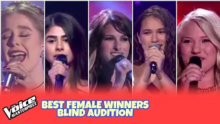 Best FEMALE WINNER Blind Auditions in The Voice