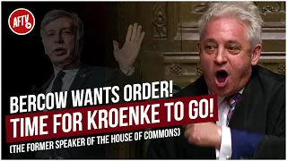 Bercow Wants Order! Time For Kroenke To Go! (The Former Speaker of The House of Commons)