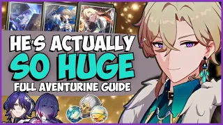 SUSTAIN AND DMG? AVENTURINE GUIDE | Relics, Light cone tierlist, Teams and More (Star Rail 2.1)