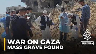 Mass grave found in Gaza: Bodies found in grounds of al-Shifa hospital