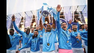 Man city title celebrations