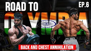 BACK & CHEST WORKOUT| MENS PHYSIQUE POSING | Road To Olympia 2020 | Bhuwan Chauhan