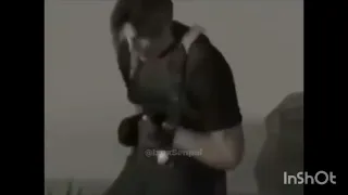 Leon falling to the ground meme