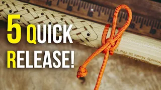 5 Quick Release Hitch Knots You SHOULD KNOW! Easy To Tie - Easy To Untie
