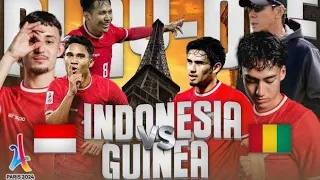 🔴 INDONESIA VS GUINEA U23 - PLAY OFF OLIMPIADE PARIS 2024