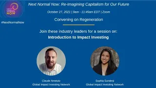 Introduction to Impact Investing | Regeneration