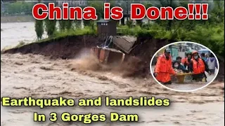 Earthquake sparks fears of landslides above Three Gorges Dam || China Flood || 3 Gorges Dam