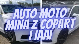 Demaskuje Gruza Auto Moto Miny na aukcjach Copart i IAAI. Audi A3 i Yamaha R1