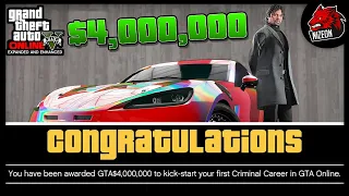 Best Way To Spend Your Criminal Career Kick Start $4,000,000 (GTA Online Expanded & Enhanced)